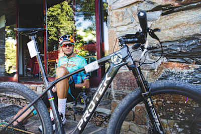 Tiago Ferreira is seen during the 24h Climb in São Pedro do Sul, Portugal on July 22, 2020