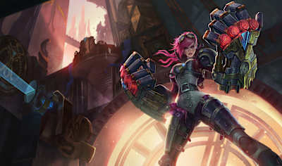 Vi from League of Legends.