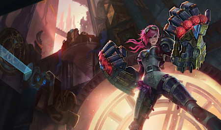 Vi from League of Legends.