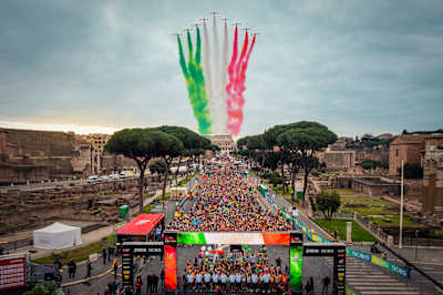 Maratona di Roma is worth it for the post-race pasta, surely.