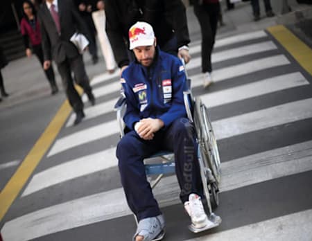 Cuando regresé a Chile fue cuando de verdad me di cuenta de la gravedad de mis lesiones.