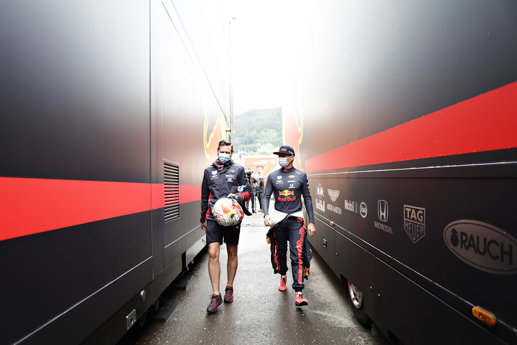 Max And His Trainer Head To The Garage
