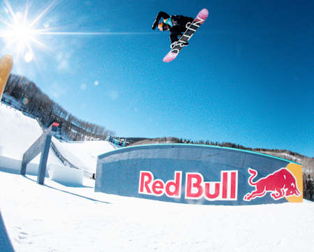 Zoi Synott airs a backside 180 at the Burton US Open in Vail