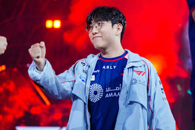 A photo of Yu 'BuZz' Byung-chul during VCT Pacific Stage 2.