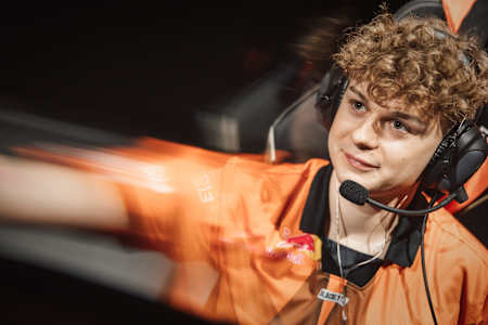 kaajak of Fnatic is seen onstage at VALORANT Champions Paris Playoffs Stage Day 4 at Les Arènes de Grand Paris Sud on September 28, 2025 in Paris, France