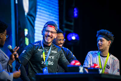 Adel 'Big Bird' Anouche at EVO Championship Series in Las Vegas, Nevada, USA on August 1, 2025.