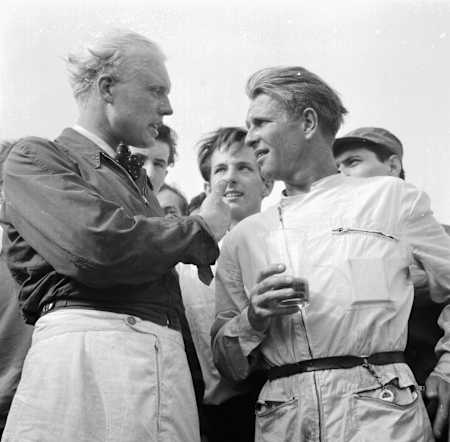 Mike Hawthorn y Peter Collins fueron grandes amigos, dentro y fuera de la pista, F1.
