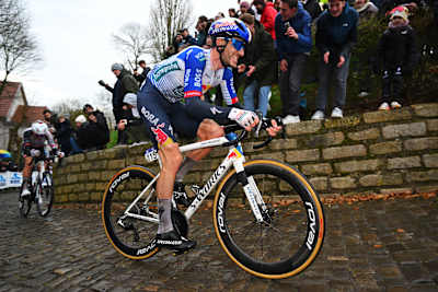 Tim van Dijke at the Muur of Geraardsbergen