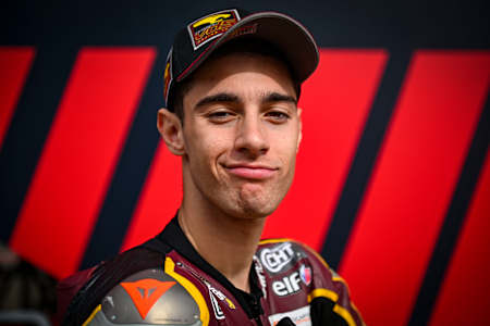 Tony Arbolino as seen at the Portuguese MotoGP Grand Prix in March 2023.