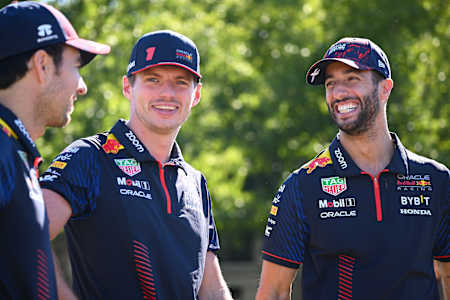 Max Verstappen and Daniel Ricciardo, 2023