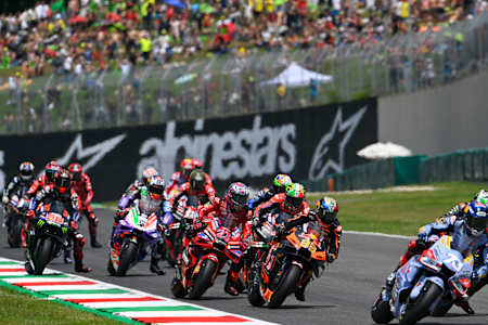 MotoGP™用バイクには最先端のテクノロジーが盛り込まれている