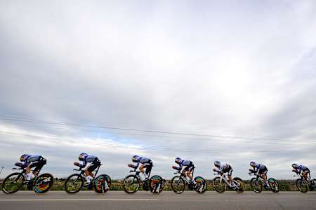 Red Bull - BORA - hansgrohe wins the TTT on Mallorca