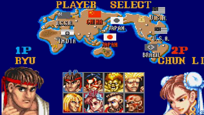 Plantilla de personajes de Street Fighter II