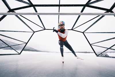 Kjeld Nuis during Red Bull Quest for hundred at Savalen, Norway
