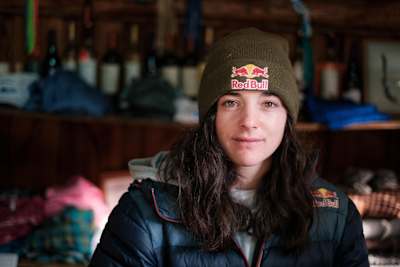 Nouria Newman portrait taken in Patagonia.