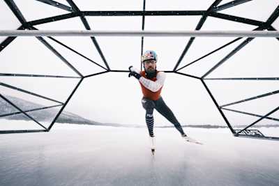 Kjeld Nuis during Red Bull Quest for hundred at Savalen, Norway