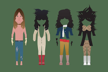 Iggy and Pop and New York Dolls epitomised the androgynous rebel yell of glam punk, setting the stage for what was to come.