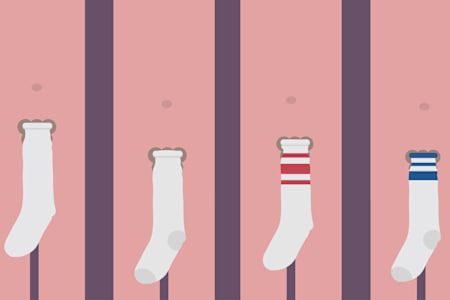 La banda estadounidense Red Hot Chili Peppers solía taparse sus vergüenzas con calcetines deportivos.