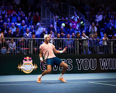 Karen Khachanov at Red Bull BassLine 2022 in Vienna, Austria