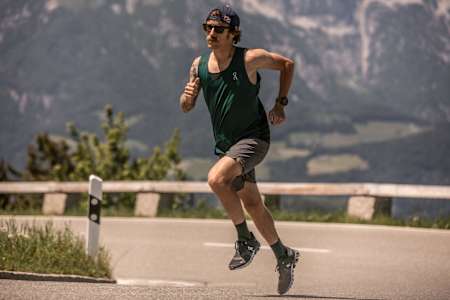 Ultrarunner Florian Neuschwander beim Rossfeld-Marathon.