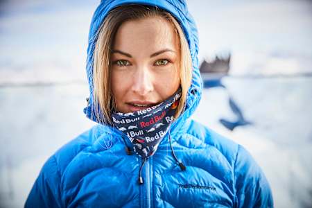 Johanna Holzmann poses for a portrait in Oberstdorf, Germany on March 08, 2018