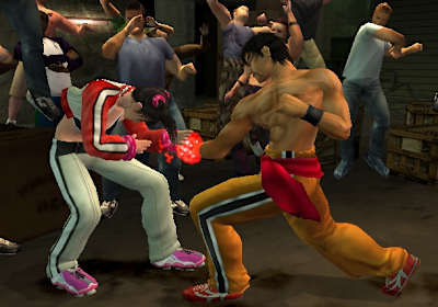 Marshall Law as depicted in Bandai Namco Studios's fight game Tekken 4.