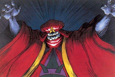 Hexenmeister Agahnim entführt die Nachfahren der Sieben Weisen