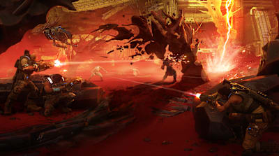 Gears 5 não seria Gears se não tivesse aquela troca de tiros atrás de muros