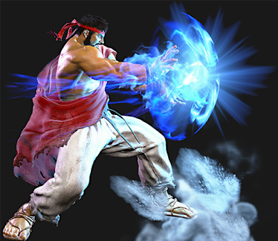 A screengrab of Ryu in Street Fighter 6. 