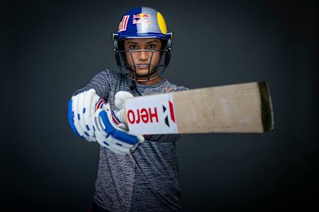 Smriti Mandhana poses for a portrait in Mumbai, India on February 15, 2019.