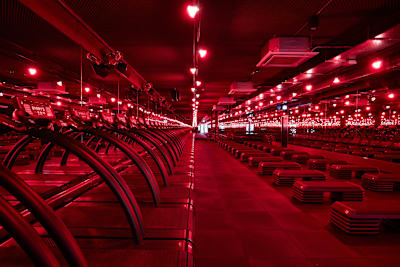 Leave the desk for the neon glow of a Barry's Bootcamp studio