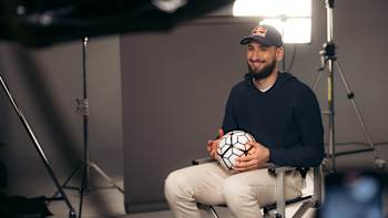 Un retrato del portero italiano Gianluigi Donnarumma tomado en Milán, Italia, el 22 de abril de 2021.