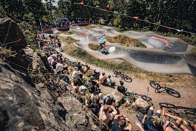 Venue at the Red Bull UCI Pump Track World Championship Qualifier in Edinburgh, Scotland.