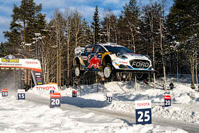 Adrien Fourmaux w akcji w sezonie 2024 WRC