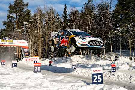 Adrien Fourmaux w akcji w sezonie 2024 WRC