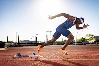 Mario Burke sprint
