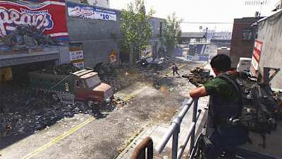 Un francotirador apuntando en The Division 2.