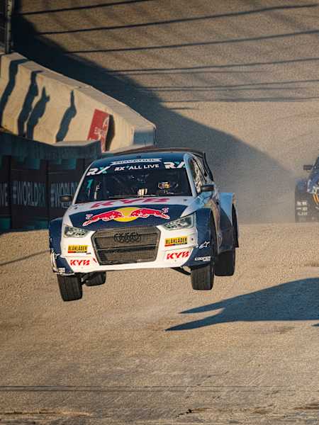 Johan Kristoffersson leaps up the World RX championship race ahead of Kevin Hansen, Krisztían Szabó and Timmy Hansen.