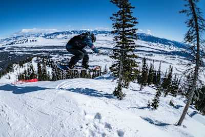 Austen Sweetin at Natural Selection Tour stop one in Jackson Hole