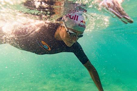 Camilla Pedersen in training for the Ironman World Championship 2017, Kailua-Kona Hawaii, United States, on October 12, 2017.