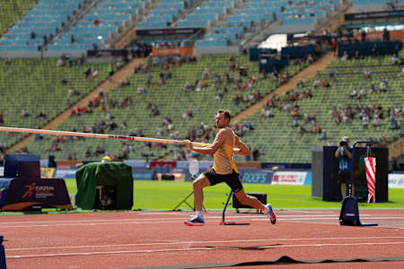 Niklas Kaul at the 2022 European Championships in Munich, Germany