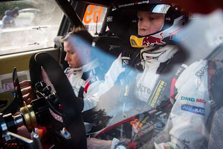 Kalle Rovanpera of team Toyota Gazoo Racing WRT is seen on day 3 during the World Rally Championship Sweden in Torsby, Sweden on February 15, 2020.