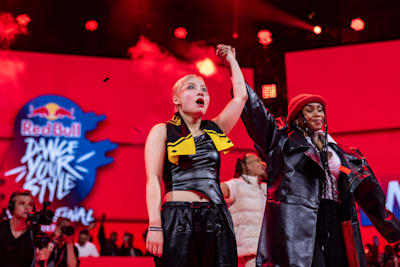 Waackxxxy finds out that she won Red Bull Dance Your Style