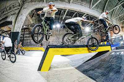 Broc Raiford during a practice session at Simple Session 22 in Estonia