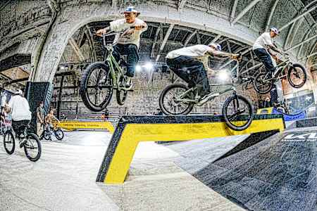 Broc Raiford during a practice session at Simple Session 22 in Estonia