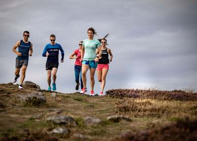 Completing general aerobic sessions with friends will help the miles fly by