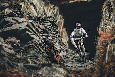 Gee Atherton as seen in action on his Slate Line video edit in 2021