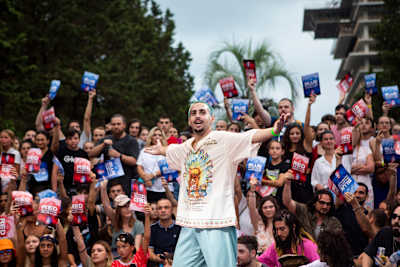 Guga Hoofer performs during Red Bull Dance Your Style Georgia 2022 in Batumi, Georgia on August 20, 2022.