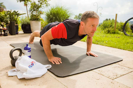 Push-Ups gehören für MD21 zur Grundausstattung.