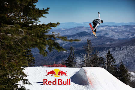 Sean Neary at the Red Bull Slide-In Tour at Killington Resort 